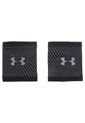 Set Muñequeras Negras UNDER ARMOUR Wristband de Under Armour