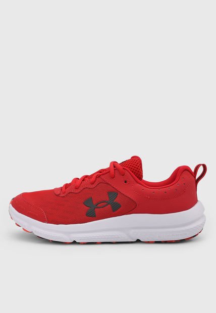 Tenis Running Rojo-Negro-Blanco UNDER ARMOUR Charged Assert 10