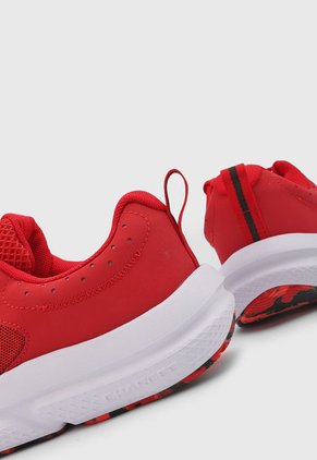 Tenis Running Rojo-Negro-Blanco UNDER ARMOUR Charged Assert 10