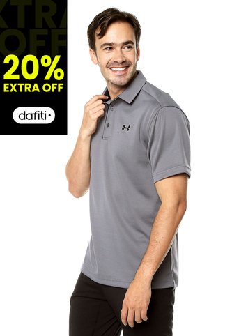 Polo Gris UNDER ARMOUR Tech Under Armour