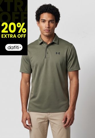Polo Golf UNDER ARMOUR Tech Verde Oliva Under Armour