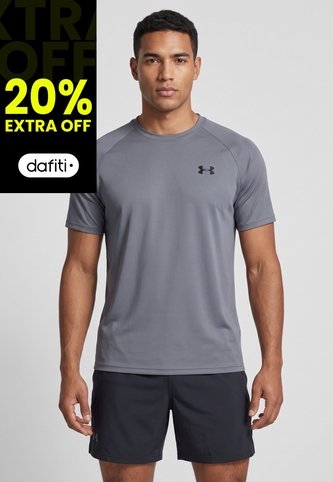 Camiseta UNDER ARMOUR Tech 2.0 Gris Under Armour
