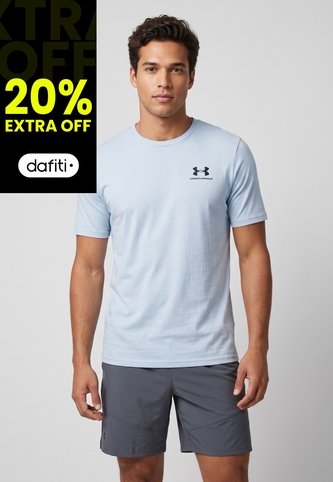 Camiseta UNDER ARMOUR Sportstyle Azul Grisáceo Under Armour