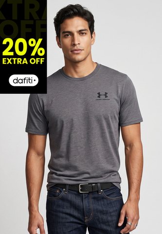 Camiseta UNDER ARMOUR Left Chest  Gris Under Armour