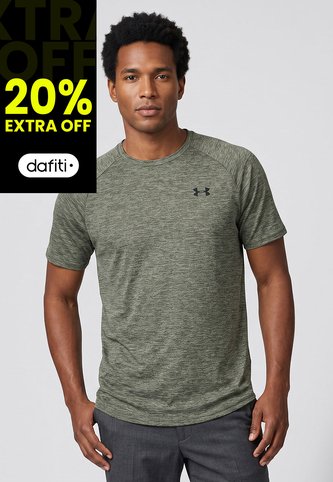 Camiseta Training UNDER ARMOUR Tech 2.0 Verde Under Armour