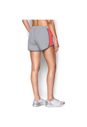 Short Under Armour W Fly By-Gris Claro