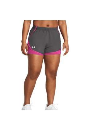 Short Under Armour Fly By 2-In-1 Shorts Mujer-Gris