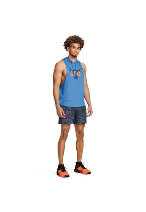 Short Hombre UNDER ARMOUR PJT RCK AOP RVL TRRY Gris Under Armour