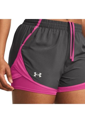 Short Under Armour Fly By 2-In-1 Shorts Mujer-Gris
