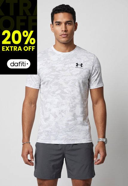 Camiseta UNDER ARMOUR ABC Camo Blanco