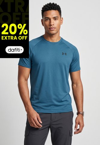 Camiseta Training UNDER ARMOUR Tech 2.0 Azul Under Armour