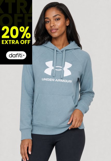 Hoodie UNDER ARMOUR Rival Verde