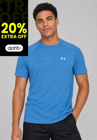 Camiseta Training UNDER ARMOUR Tech Textured Ss Azul Under Armour