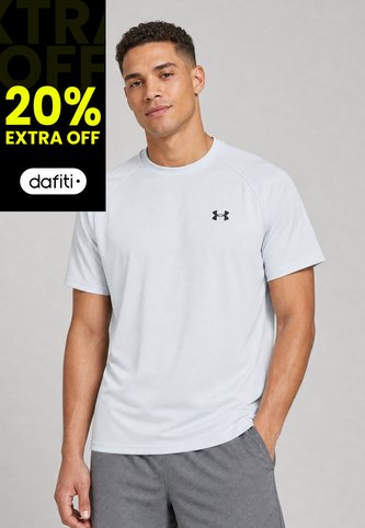 Camiseta Training UNDER ARMOUR Tech Textured Ss Gris Claro Under Armour