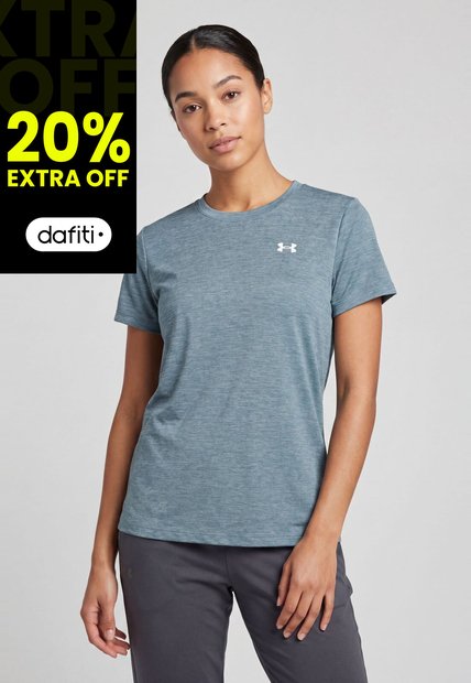 Camiseta UNDER ARMOUR Tech Ssc- Twist Azul