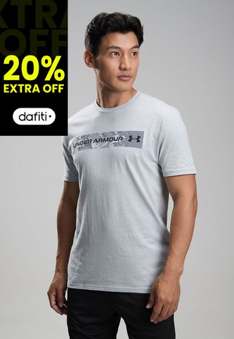 Camiseta UNDER ARMOUR Chest Stripe Gris Under Armour