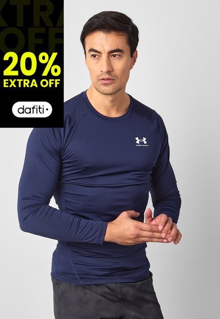 Camiseta Manga Larga UNDER ARMOUR HeatGear Azul