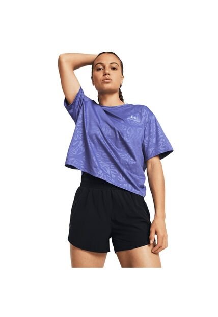 Camiseta Mujer UNDER ARMOUR VANISH ENRG EMBS CRP Purpura Under Armour