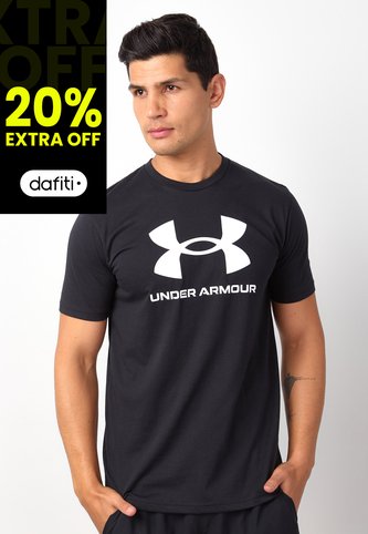 Camiseta UNDER ARMOUR Sportstyle Logo Negro Under Armour