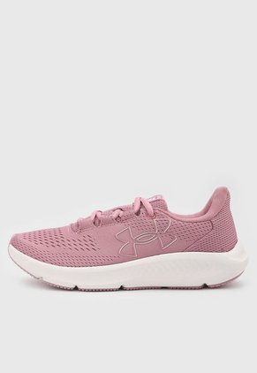 Tenis Running Palo Rosa-Blanco UNDER ARMOUR Charged Pursuit 3 BL