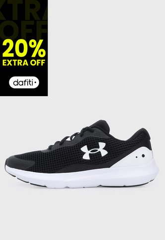 Tenis Running Negro-Blanco UNDER ARMOUR Surge 3 Under Armour