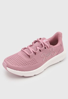 Tenis Running Palo Rosa-Blanco UNDER ARMOUR Charged Pursuit 3 BL