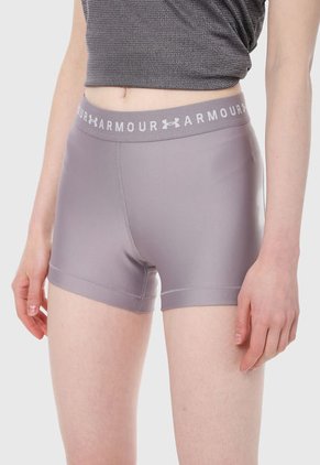 Short Lila-Gris UNDER ARMOUR Heathgear