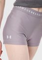 Short Lila-Gris UNDER ARMOUR Heathgear de Under Armour