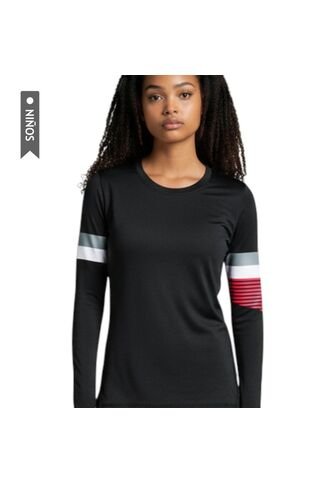 Camiseta Under Armour Heatgear Long Sl Para Niñas-Negro Under Armour