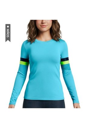 Sueter Under Armour Heatgear Armour Long Sl Niñas-Celeste