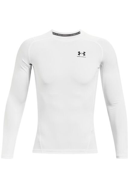 Camiseta Under Armour Hg Ls-Blanco