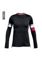 Camiseta Under Armour Heatgear Long Sl Para Niñas-Negro de Under Armour
