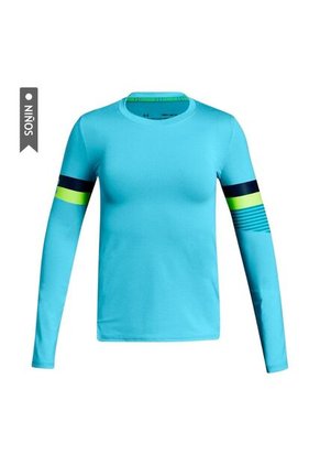 Sueter Under Armour Heatgear Armour Long Sl Niñas-Celeste