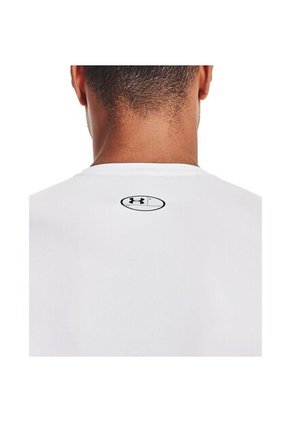 Camiseta Under Armour Hg Ls-Blanco