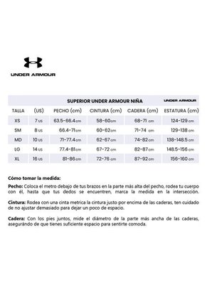 Camiseta Under Armour Heatgear Long Sl Para Niñas-Negro