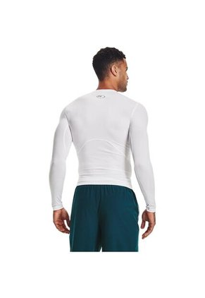 Camiseta Under Armour Hg Ls-Blanco