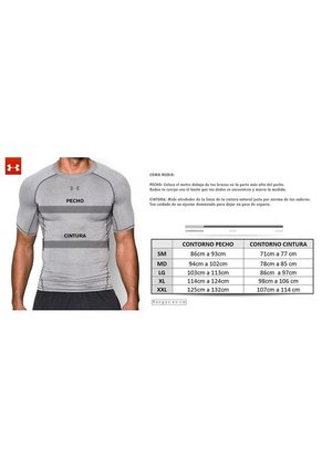 Camiseta Under Armour Hg Ls-Blanco