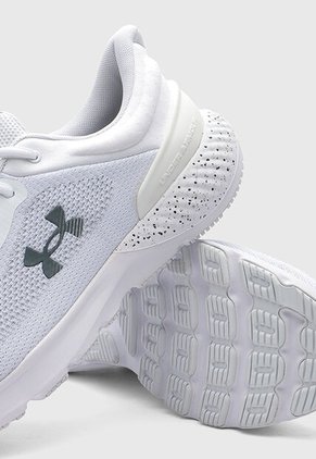 Tenis UNDER ARMOUR Charged Escape 4 Knit Blanco
