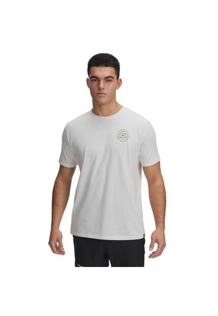 Camiseta Hombre UNDER ARMOUR PJT RCK WIRE SS Blanco Under Armour