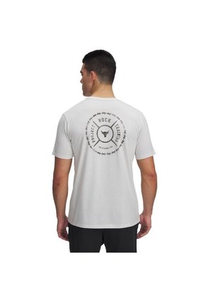 Camiseta Hombre UNDER ARMOUR PJT RCK WIRE SS Blanco Under Armour