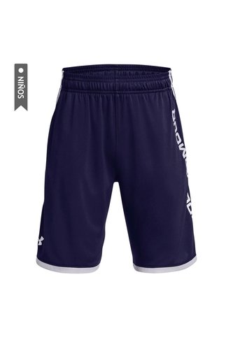 Pantaloneta Under Armour Stunt 3.0 Niño-Azul Under Armour