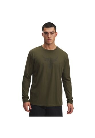 Buzo Hombre Under Armour PJT RCK BRHMA BLL LS Verde Under Armour Under Armour