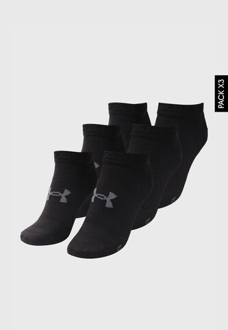Medias X3 UNDER ARMOUR  Essential Low Cut Negro Under Armour
