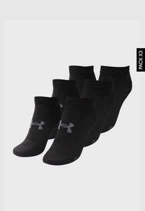 Medias X3 UNDER ARMOUR Essential Low Cut Negro