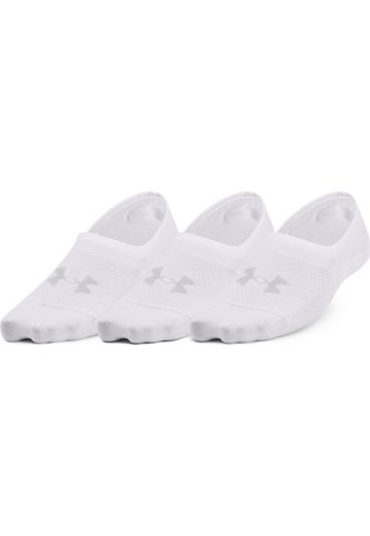 Medias Mujer Breathe Lite Ultra Low 3p Blanco 1370075-100-022 Under Armour Under Armour