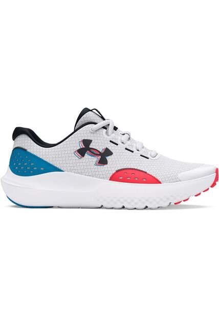 Tenis Niño Under Armour Bgs Surge 4 3D Blanco Under Armour
