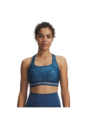 Sujetador Mujer Under Armour CROSSBACK MID PRINT Azul Under Armour