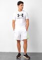 Pantaloneta UNDER ARMOUR Launch 7 Blanco de Under Armour