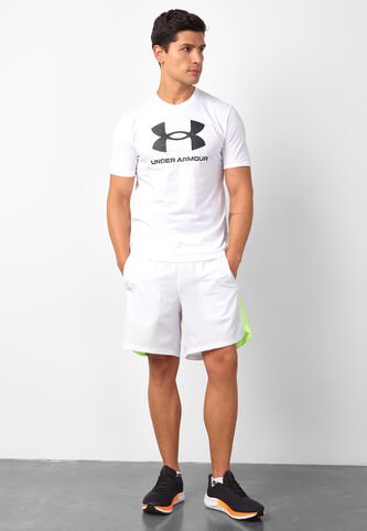 Pantaloneta UNDER ARMOUR Launch 7 Blanco Under Armour
