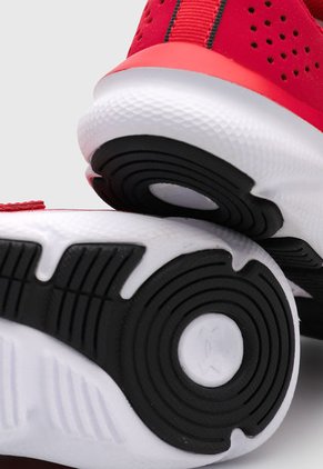 Tenis Running Rojo-Blanco-Negro UNDER ARMOUR KIDS  UA Assert 9